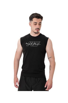 تیشرت اسپرت مشکی مردانه رگولار MUSCLECLOTH - کد 940609317