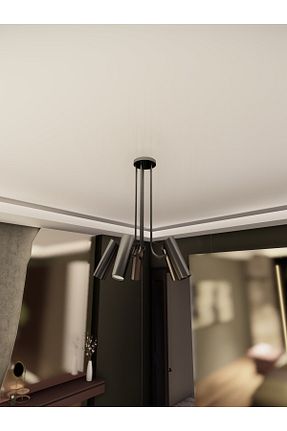 لوستر مشکی فلزی avizade - کد 940636025