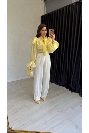 شلوار رنگی زنانه پنبه ای elif teke - کد 940589668