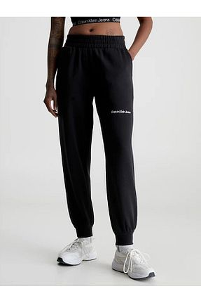 شلوار کرمگن مشکی زنانه رگولار Calvin Klein - کد 658337449