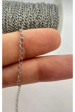 گردنبند استیل ( فولاد ) طوسی زنانه استیل ضد زنگ Taş-Mir - کد 940637879