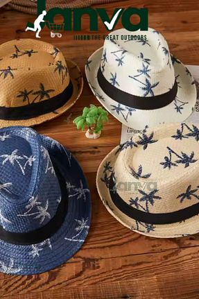 کلاه بژ بچه گانه حصیر Janva - کد 940651927