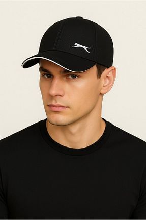 کلاه اسپرت مشکی زنانه پنبه ای Slazenger - کد 940651413
