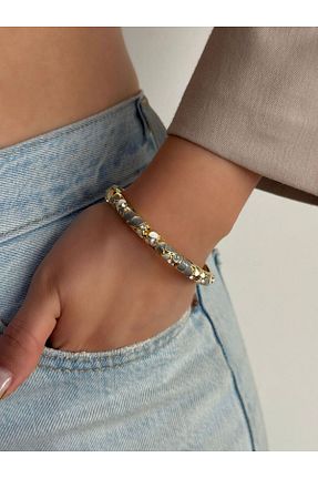 دستبند استیل (فولاد) طوسی استیل (فولاد) h&b design jewel - کد 940829339