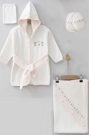 حوله پالتوئی نوزاد و کودک صورتی بچه گانه پارچه Cherub Baby - کد 742154132