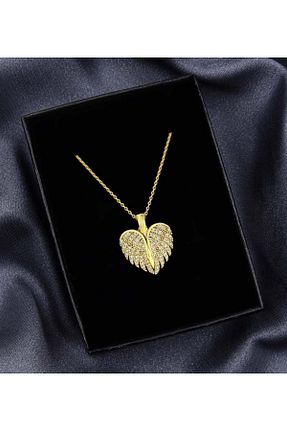 گردنبند جواهر طلائی زنانه برنجی Hediye Sahibi - کد 940696902