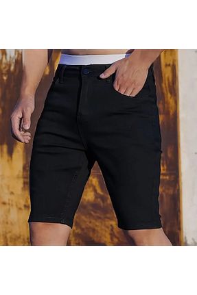 شلوارک و برمودا مشکی مردانه City Short KAİZER DENİM - کد 822936970