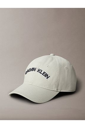 کلاه طوسی مردانه پنبه ای Calvin Klein - کد 940725823