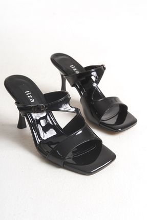 دمپائی مشکی زنانه چرم مصنوعی Liza Shoes - کد 940729032