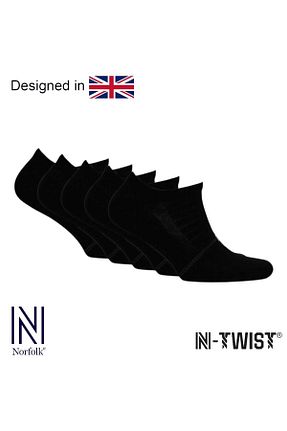 جوراب مشکی زنانه بامبو Norfolk - کد 940768851