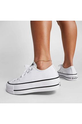 کفش اسنیکر آبی زنانه بند دار Converse - کد 6733792