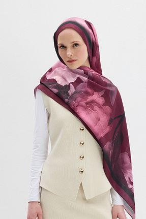شال رنگی زنانه پنبه ای cs camellia scarf - کد 940826517