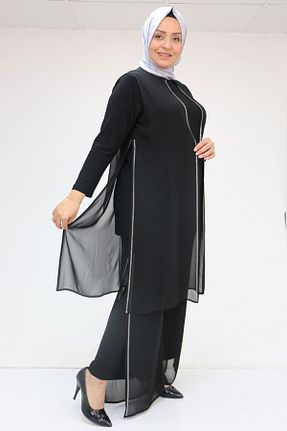ست بالاتنه و پائین تنه حجاب رنگی زنانه رگولار Eslina - کد 940903785