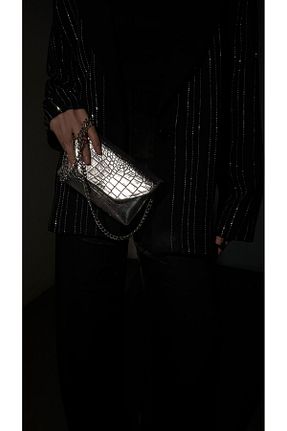 کیف دوشی متالیک زنانه چرم مصنوعی ila bags - کد 940977234