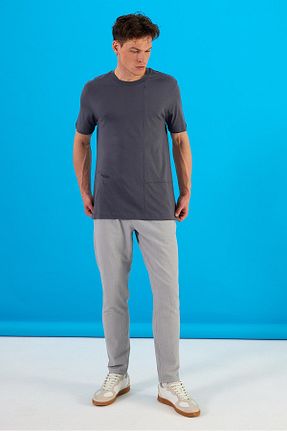 تیشرت طوسی مردانه یقه دوچرخه VENA - کد 830667115