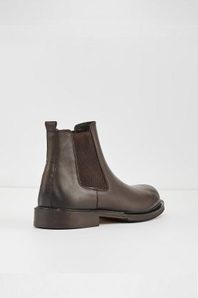 بوت / نیم بوت قهوه ای مردانه چرم خالص Aldo - کد 865008648