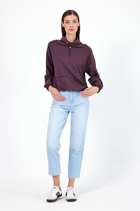 سوئیشرت بنفش زنانه ساده VENA - کد 849286956