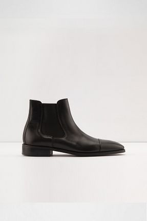 بوت / نیم بوت مشکی مردانه چرم خالص Aldo - کد 744076530