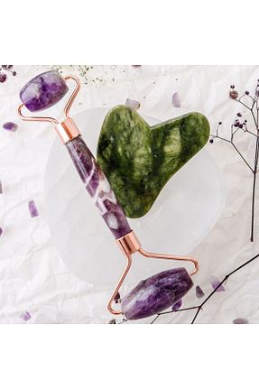 ابزار ماساژ صورت بنفش Gua Sha OSMANLI DOĞAL TAŞ - کد 661547061