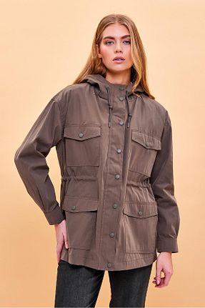 کت خاکی زنانه رگولار VENA - کد 809996927
