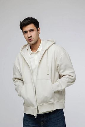 سوئیشرت سفید مردانه ساده Calvin Klein - کد 704471303