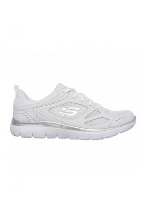 کفش پیاده روی سفید زنانه پارچه ای Skechers - کد 790806748