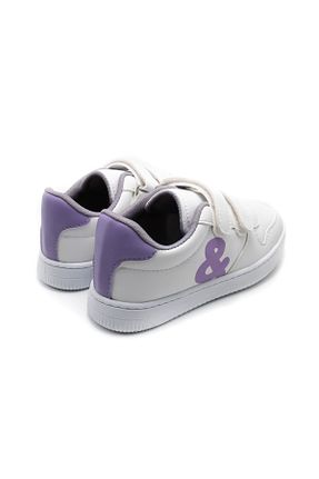 کفش اسنیکر بنفش بچه گانه جیر KU&PA SHOES - کد 940654253