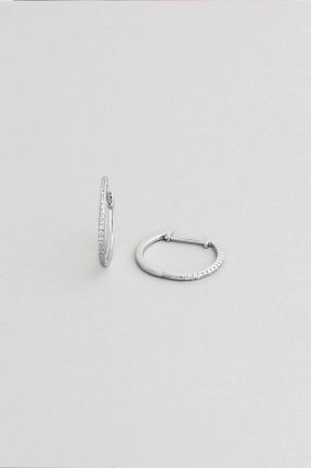 گوشواره نقره سفید زنانه 925 عیار So Chic - کد 780344743