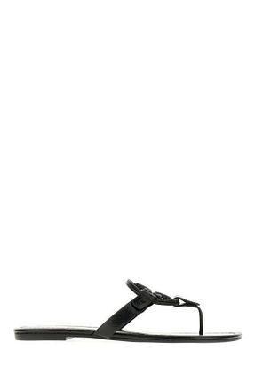 دمپائی مشکی زنانه چرم مصنوعی Tory Burch - کد 869406640