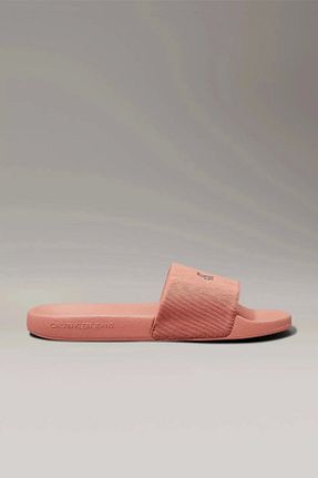 دمپائی نارنجی زنانه پاشنه تخت Calvin Klein - کد 929215489