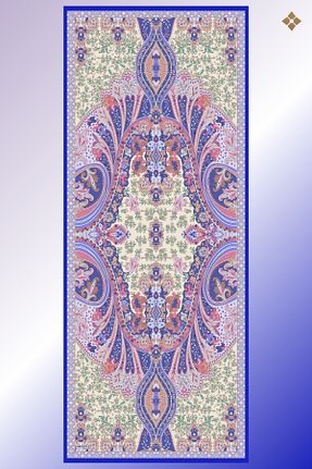 شال رنگی زنانه پلی استر JAWEL - کد 936240018