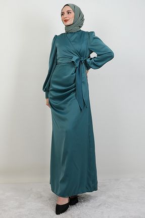 لباس حجاب سبز زنانه رگولار giz astore - کد 888678256