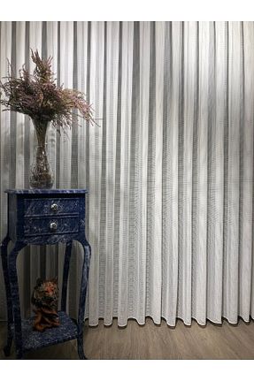 پرده توری صورتی ریل دار Emes - کد 831349491