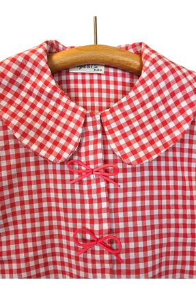 پیراهن قرمز بچه گانه رگولار Angel&Co. Girls Clothing - کد 929683235
