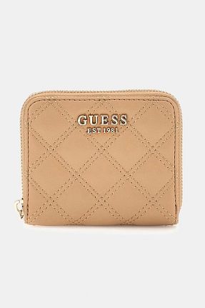 کیف پول قهوه ای زنانه ابعاد کوچک Guess - کد 902619855