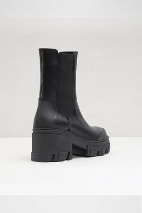 بوت / نیم بوت مشکی زنانه چرم خالص Aldo - کد 762208902