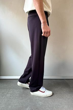 شلوار قهوه ای مردانه پارچه Flaw Wear - کد 879187053
