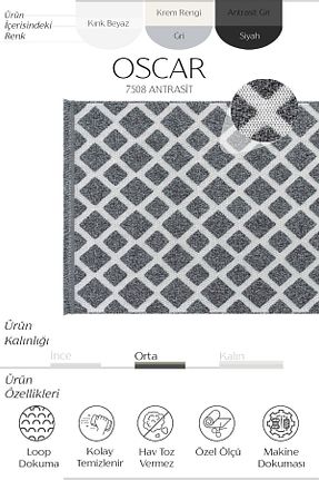 فرش سفید Çift Taraflı Cool Halı - کد 806841934