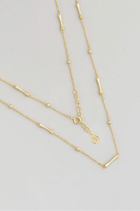 گردنبند نقره زرد زنانه 925 عیار So Chic - کد 748604634