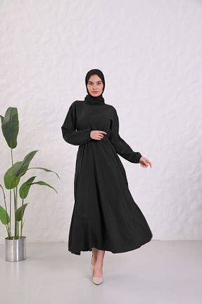 لباس حجاب مشکی زنانه رگولار Genel Markalar - کد 124060595
