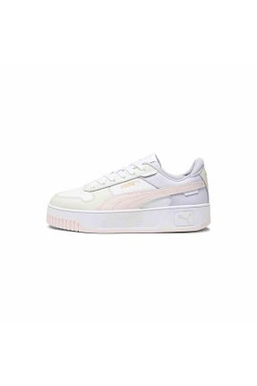 کفش اسنیکر سفید زنانه بند دار Puma - کد 746493661