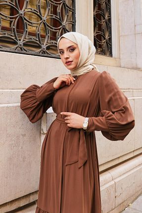 کلاه و ابایا زرد زنانه پنبه پلی استر BEREL - کد 775084216