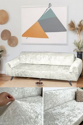 کاور مبل بژ مخمل BTF HOME - کد 926038201