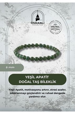 دستبند جواهر سبز زنانه سنگ طبیعی OSMANLI DOĞAL TAŞ - کد 670232322