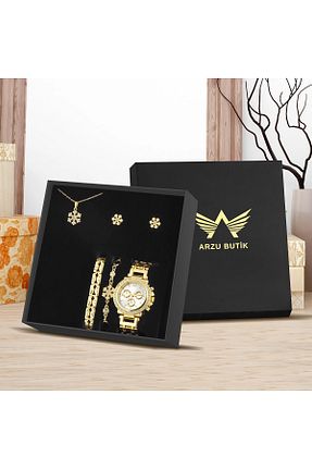 ساعت مچی طلائی زنانه 36-40 میلی متر Arzu Butik - کد 705380647