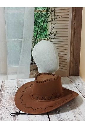 کلاه قهوه ای زنانه پنبه ای İşnar Moda - کد 325070932