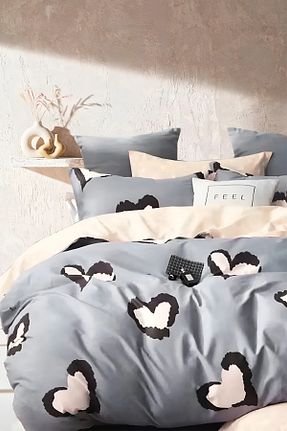 روتختی دونفره بژ پنبه ای İQON - کد 828688491