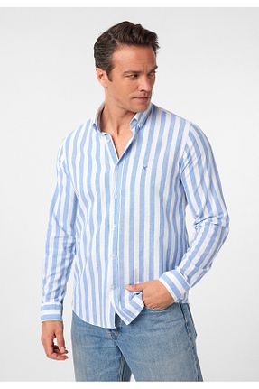 پیراهن آبی مردانه رگولار Williot - کد 921532584