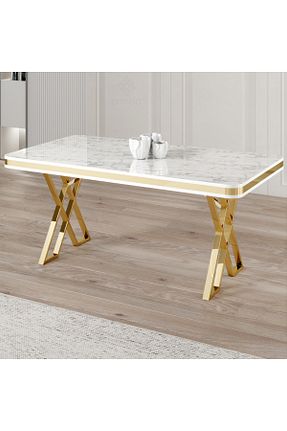 میز ناهار خوری سفید ثابت ÜNALMIŞ - کد 877601391