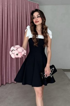 لباس مجلسی و فارغ التحصیلی مشکی زنانه بافتنی ALFUDO Moda Collection - کد 825594240